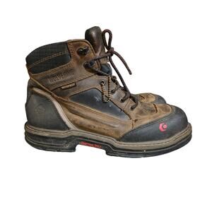 Wolverine Overman NT Waterproof Steel Safety Toe Contour Welt Boot Men's 9M